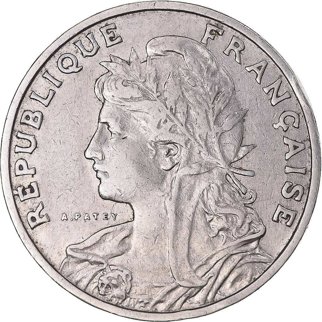 Munten, Frankrijk, Patey, 25 Centimes, 1903, Paris, ZF, Nickel, KM:855