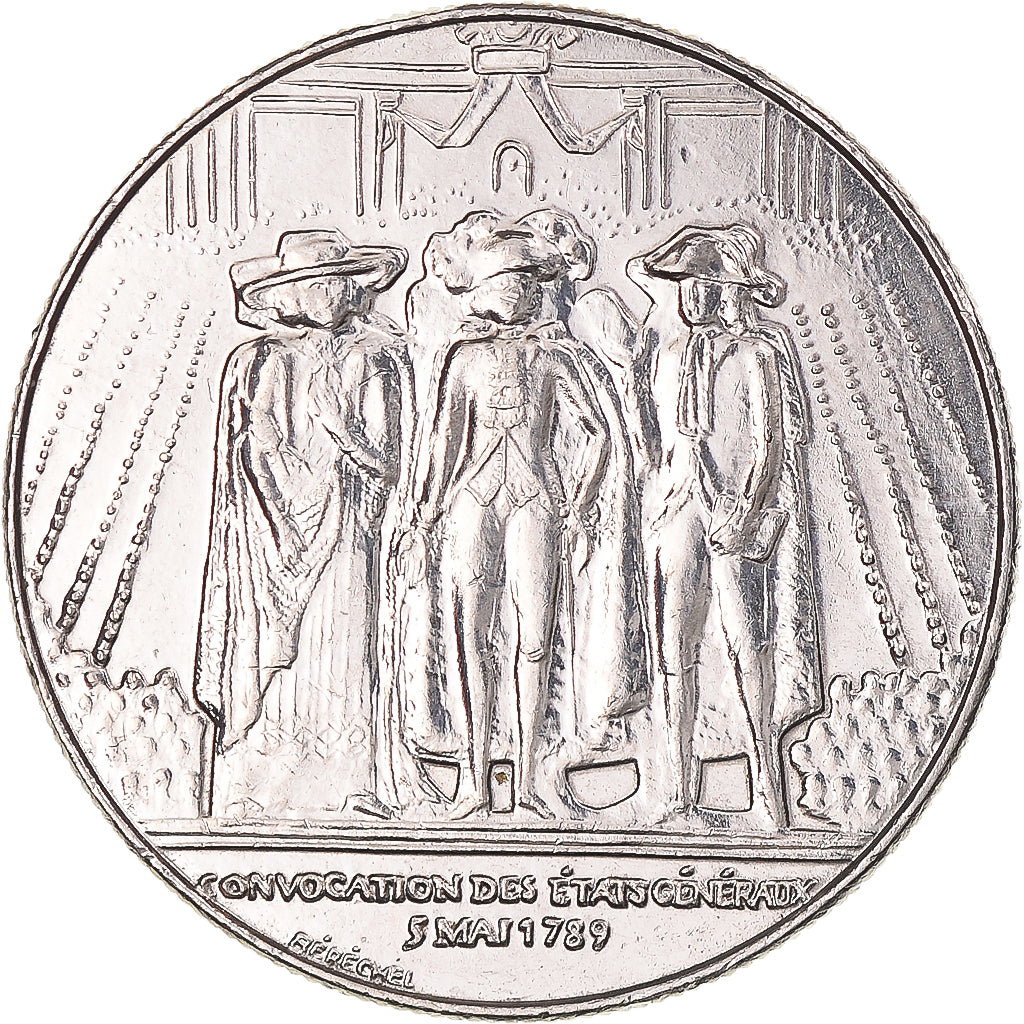 Moneda, Francia, États généraux, Franc, 1989, Paris, MBC, Níquel, KM:967