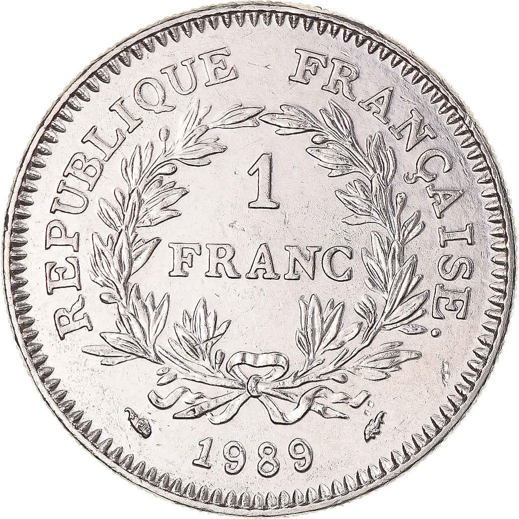 Moneda, Francia, États généraux, Franc, 1989, Paris, MBC, Níquel, KM:967