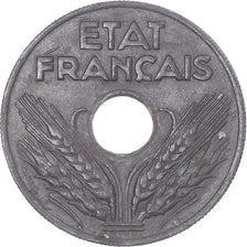 Coin, France, État français, 20 Centimes, 1942, Paris, EF(40-45), Zinc