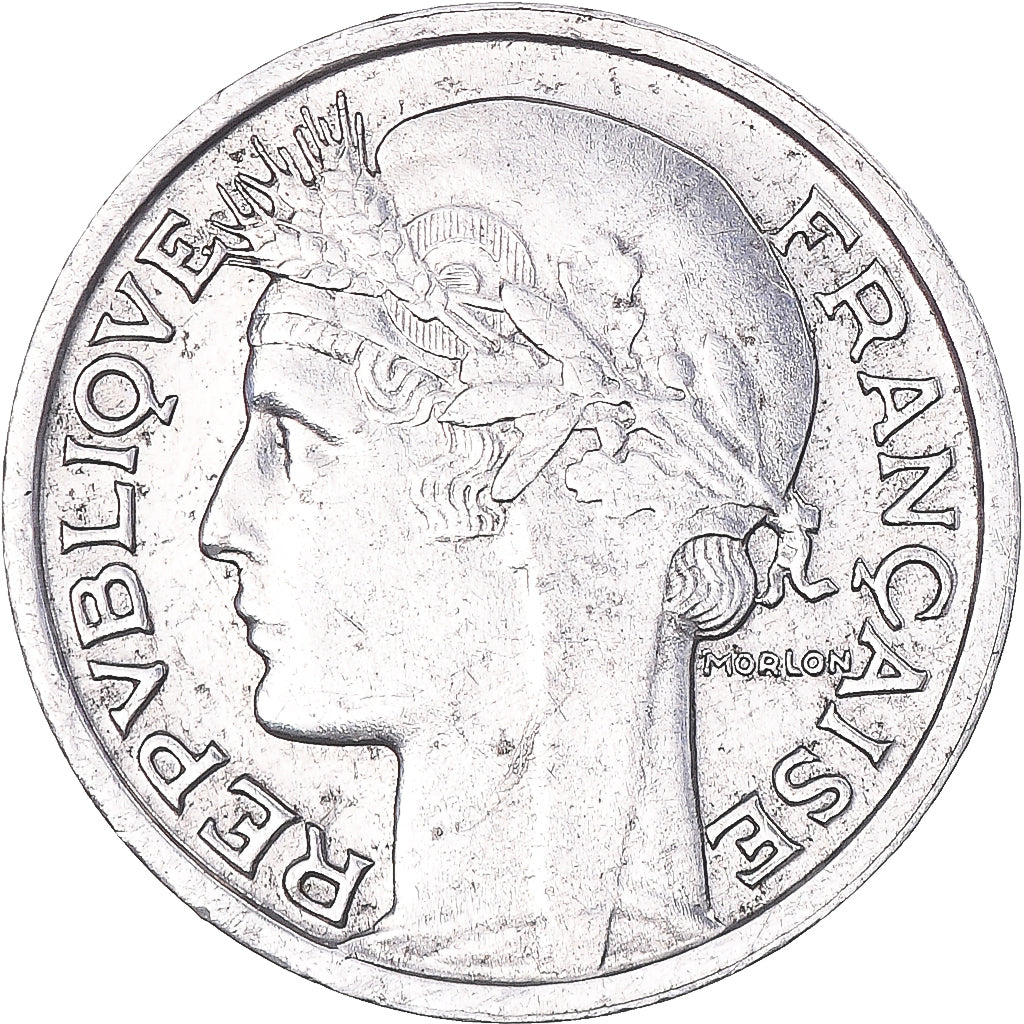 Munten, Frankrijk, Morlon, 50 Centimes, 1946, Beaumont - Le Roger, ZF+