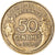Moneda, Francia, Morlon, 50 Centimes, 1932, Paris, BC+, Aluminio - bronce