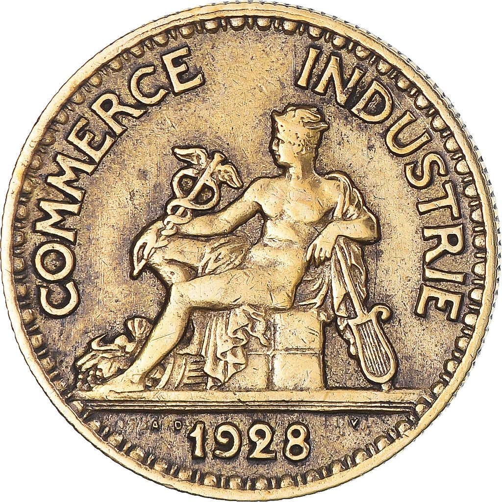 Monnaie, France, Chambre de commerce, 50 Centimes, 1928, TB+, Bronze-Aluminium