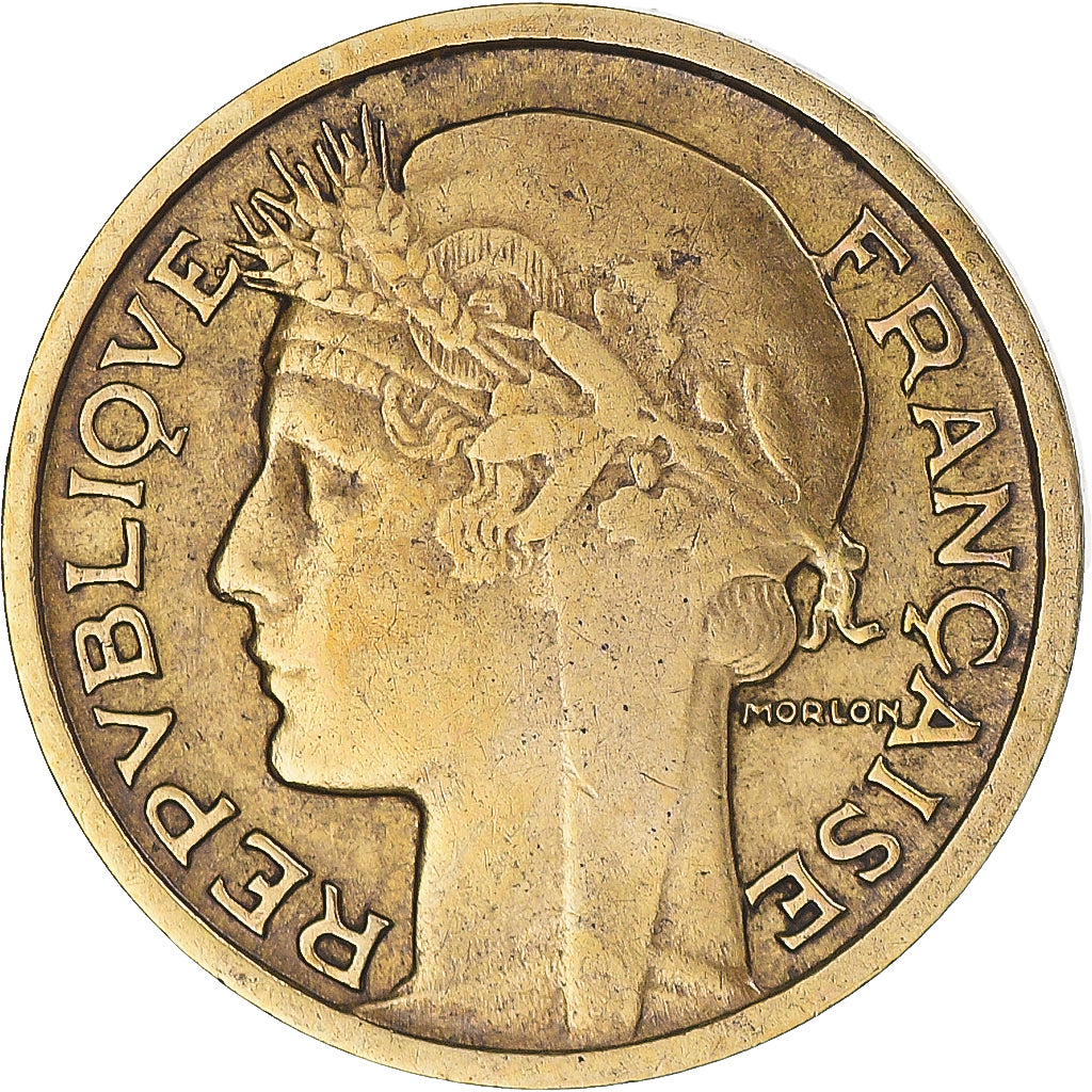 Moneta, Francia, Morlon, 50 Centimes, 1936, Paris, MB+, Alluminio-bronzo