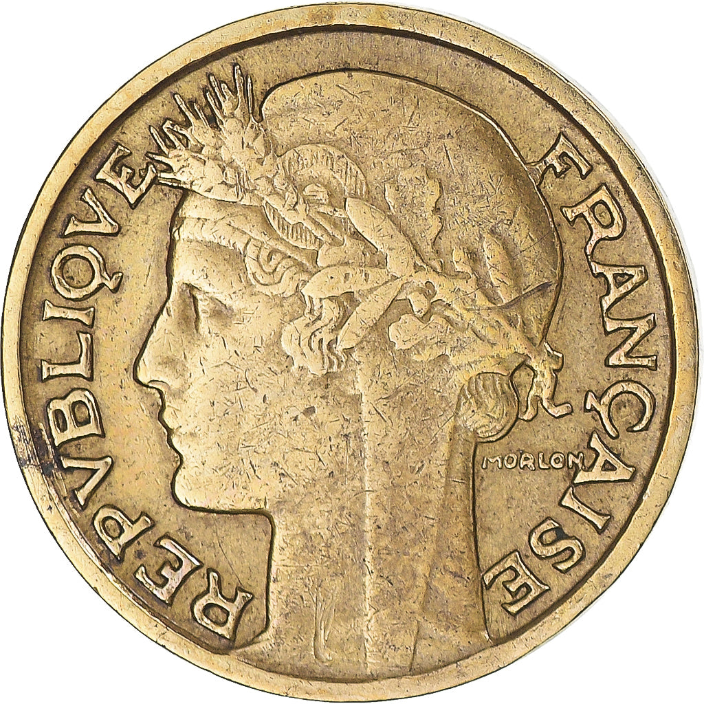 Coin, France, Morlon, 50 Centimes, 1933, Paris, VF(30-35), Aluminum-Bronze