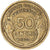 Monnaie, France, Morlon, 50 Centimes, 1933, Paris, TB+, Bronze-Aluminium