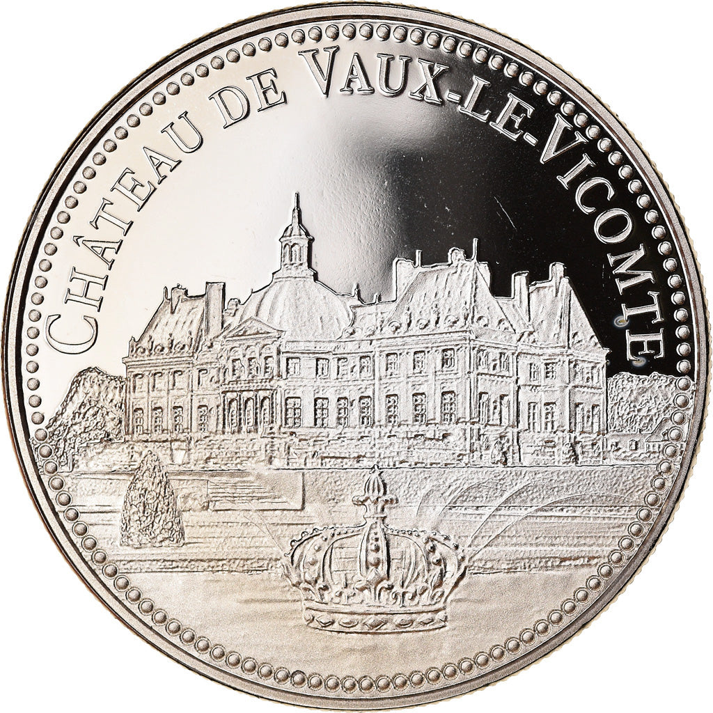 France, Medal, Château de Vaux-le-Vicomte, MS(65-70), Copper-nickel