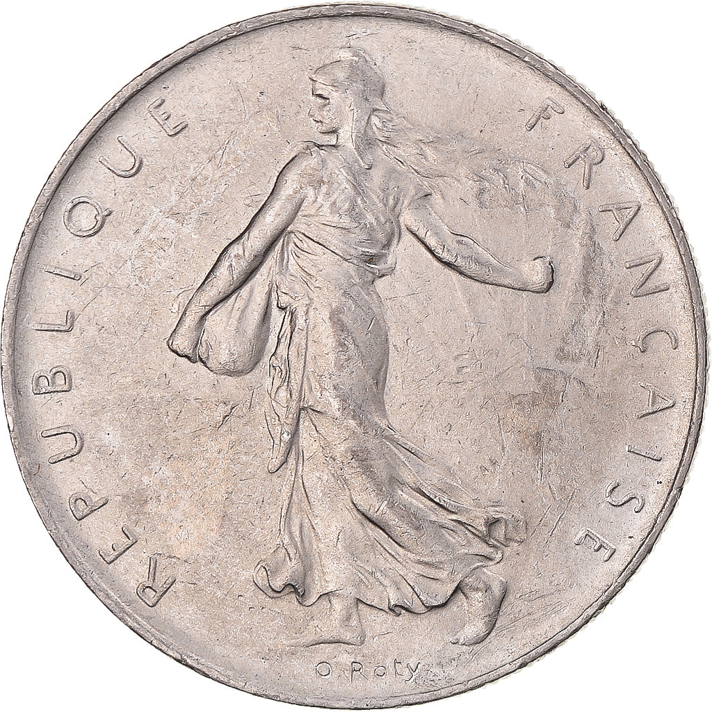 Moneda, Francia, Semeuse, Franc, 1973, Paris, EBC, Níquel, KM:925.1