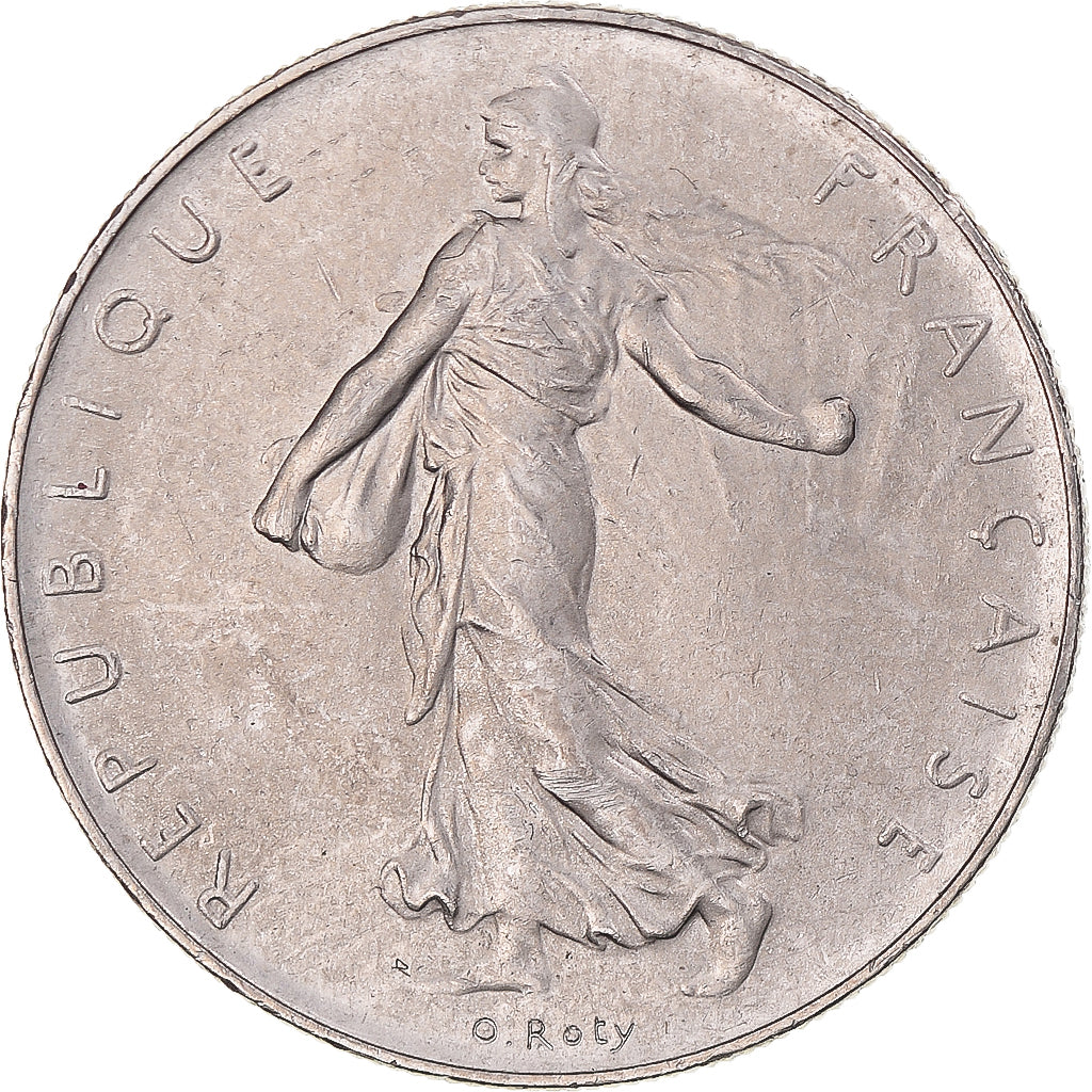 Munten, Frankrijk, Semeuse, Franc, 1980, Paris, PR, Nickel, KM:925.1