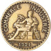 Coin, France, Chambre de commerce, Franc, 1921, Paris, VF(20-25)