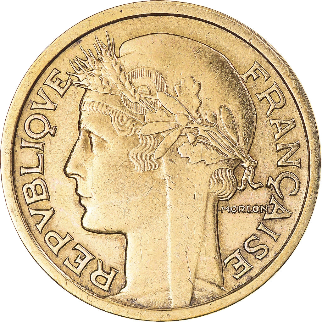 Moneda, Francia, Morlon, Franc, 1939, BC+, Aluminio - bronce, KM:885