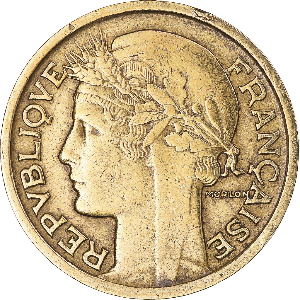 Coin, France, Morlon, Franc, 1938, VF(30-35), Aluminum-Bronze, KM:885