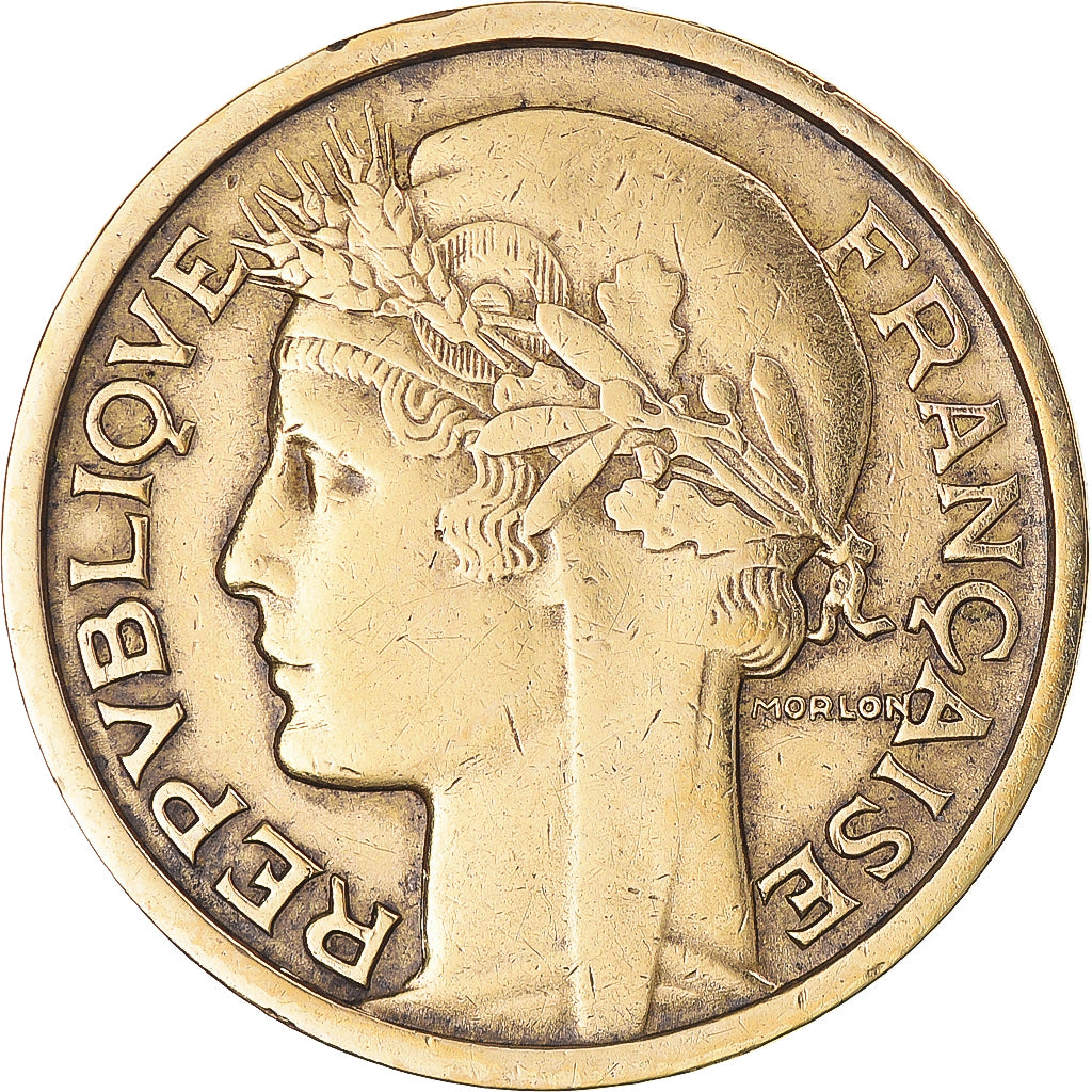 Moneta, Francia, Morlon, Franc, 1936, MB+, Alluminio-bronzo, KM:885, Gadoury:470