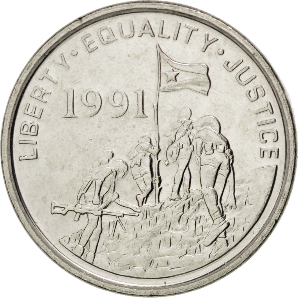 Coin, Eritrea, Cent, 1997, MS(63), Nickel Clad Steel, KM:43