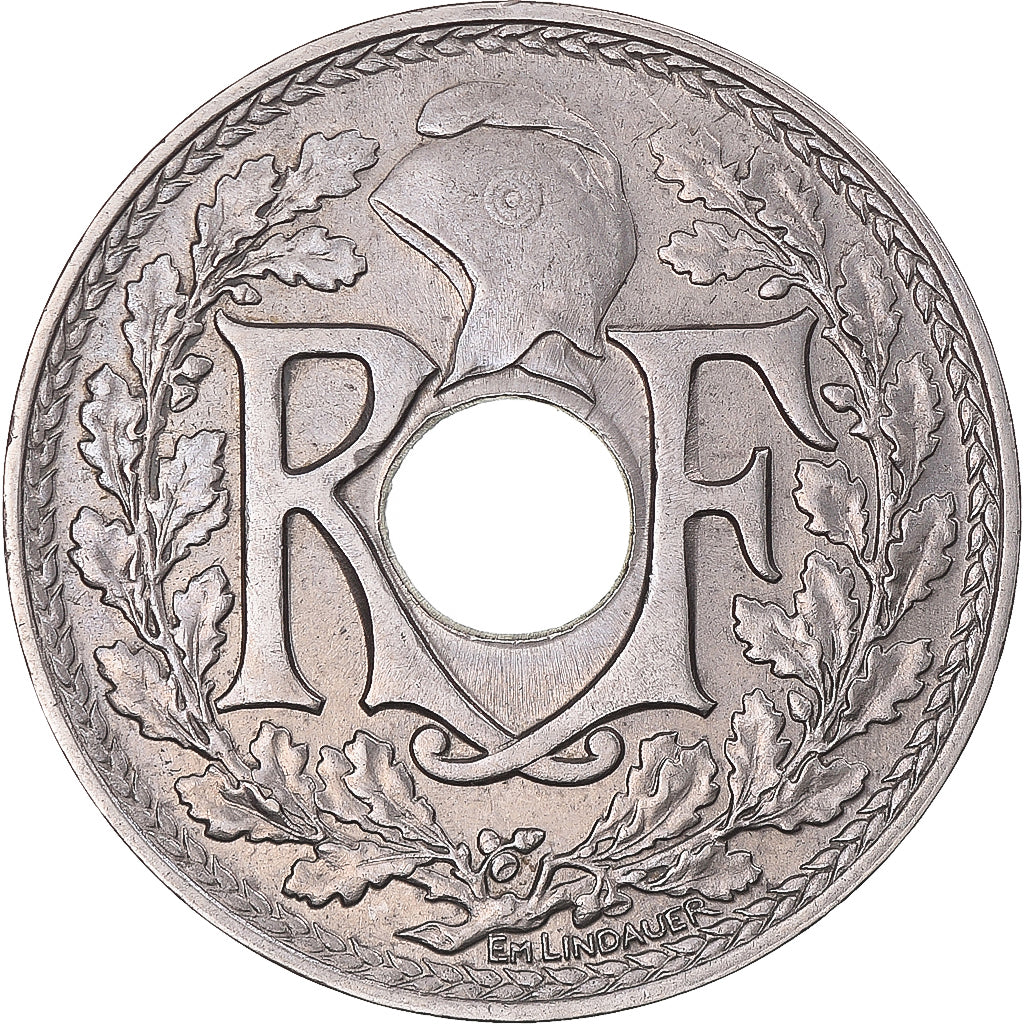 Münze, Frankreich, Lindauer, 25 Centimes, 1914, VZ, Nickel, KM:867, Gadoury:379