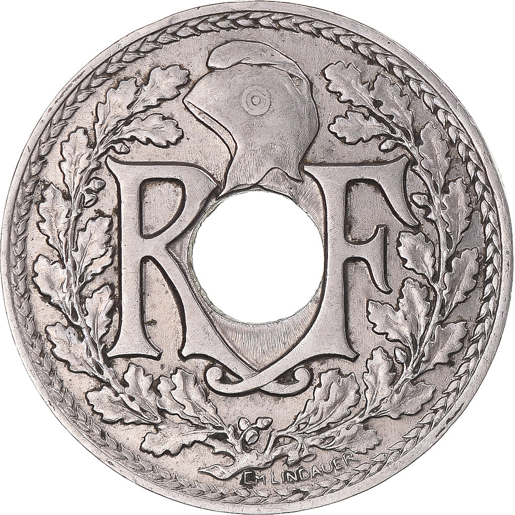 Coin, France, Lindauer, 25 Centimes, 1915, AU(55-58), Nickel, KM:867, Le