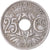 Moneta, Francja, Lindauer, 25 Centimes, 1920, VF(30-35), Miedź-Nikiel, KM:867a