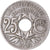 Munten, Frankrijk, Lindauer, 25 Centimes, 1921, FR+, Cupro-nikkel, KM:867a