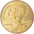 Moneda, Francia, Marianne, 20 Centimes, 1984, Paris, MBC+, Aluminio - bronce