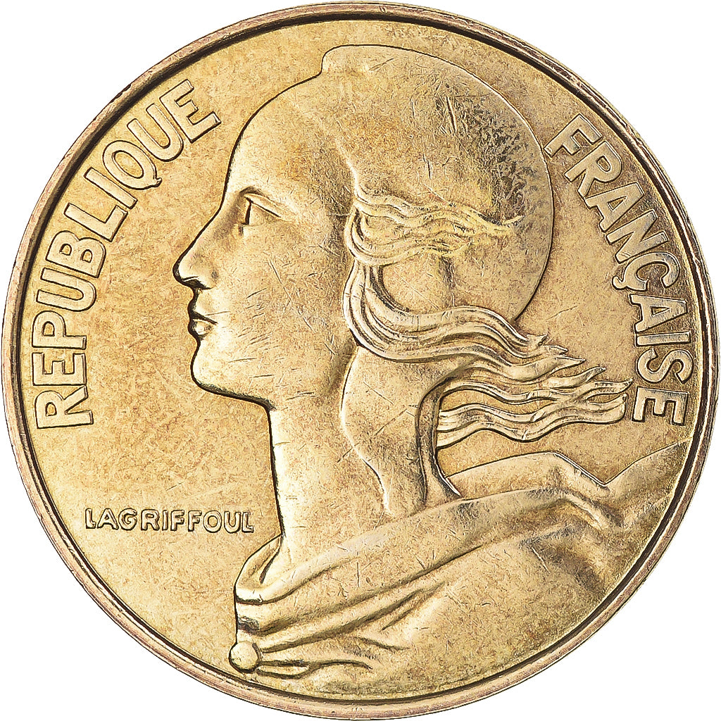 Moneda, Francia, Marianne, 20 Centimes, 1992, MBC, Aluminio - bronce, KM:930