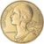 Moeda, França, Marianne, 20 Centimes, 1975, Paris, EF(40-45), Alumínio-Bronze