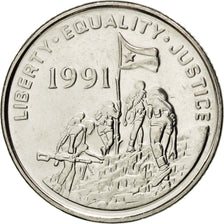 ERITREA, 25 Cents, 1997, KM #46, MS(63), Nickel Clad Steel, 23, 5.70
