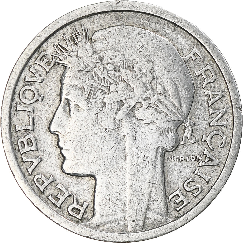 Moneta, Francja, Morlon, Franc, 1948, Paris, VF(20-25), Aluminium, KM:885a.1