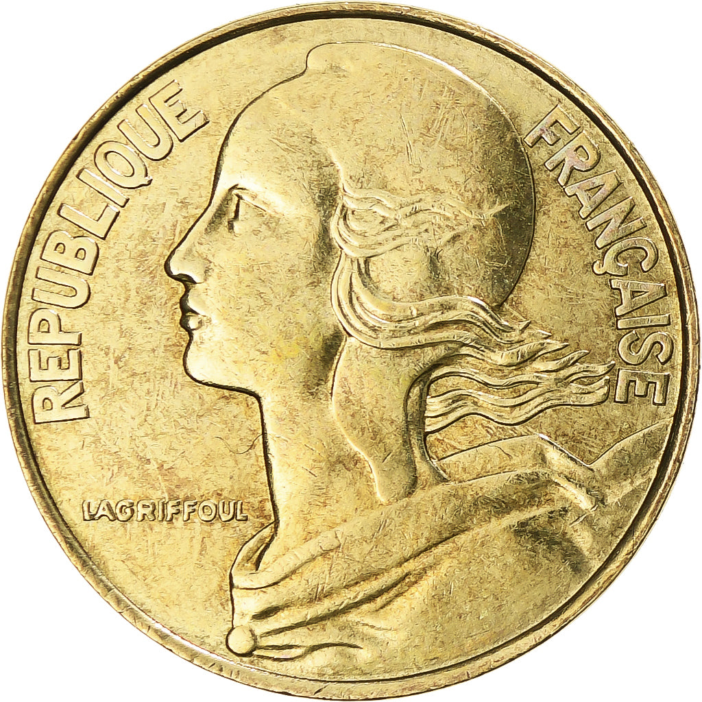 Münze, Frankreich, Marianne, 20 Centimes, 1991, Paris, SS+, Aluminum-Bronze