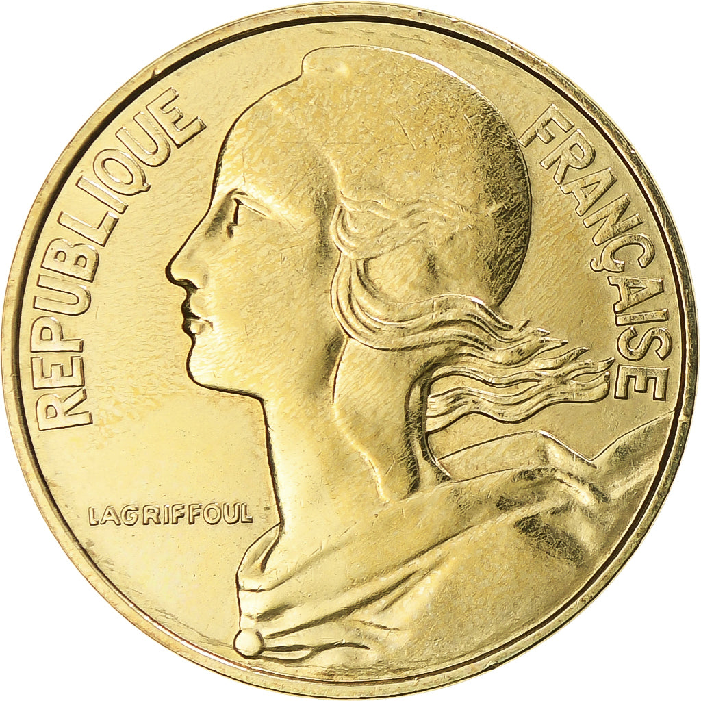 Coin, France, Marianne, 20 Centimes, 1981, Paris, AU(50-53), Aluminum-Bronze