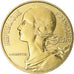 Coin, France, Marianne, 20 Centimes, 1981, Paris, AU(50-53), Aluminum-Bronze