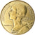 Moneta, Francja, Marianne, 20 Centimes, 1989, Paris, EF(40-45), Aluminium-Brąz
