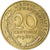 Moneta, Francja, Marianne, 20 Centimes, 1967, Paris, EF(40-45), Aluminium-Brąz