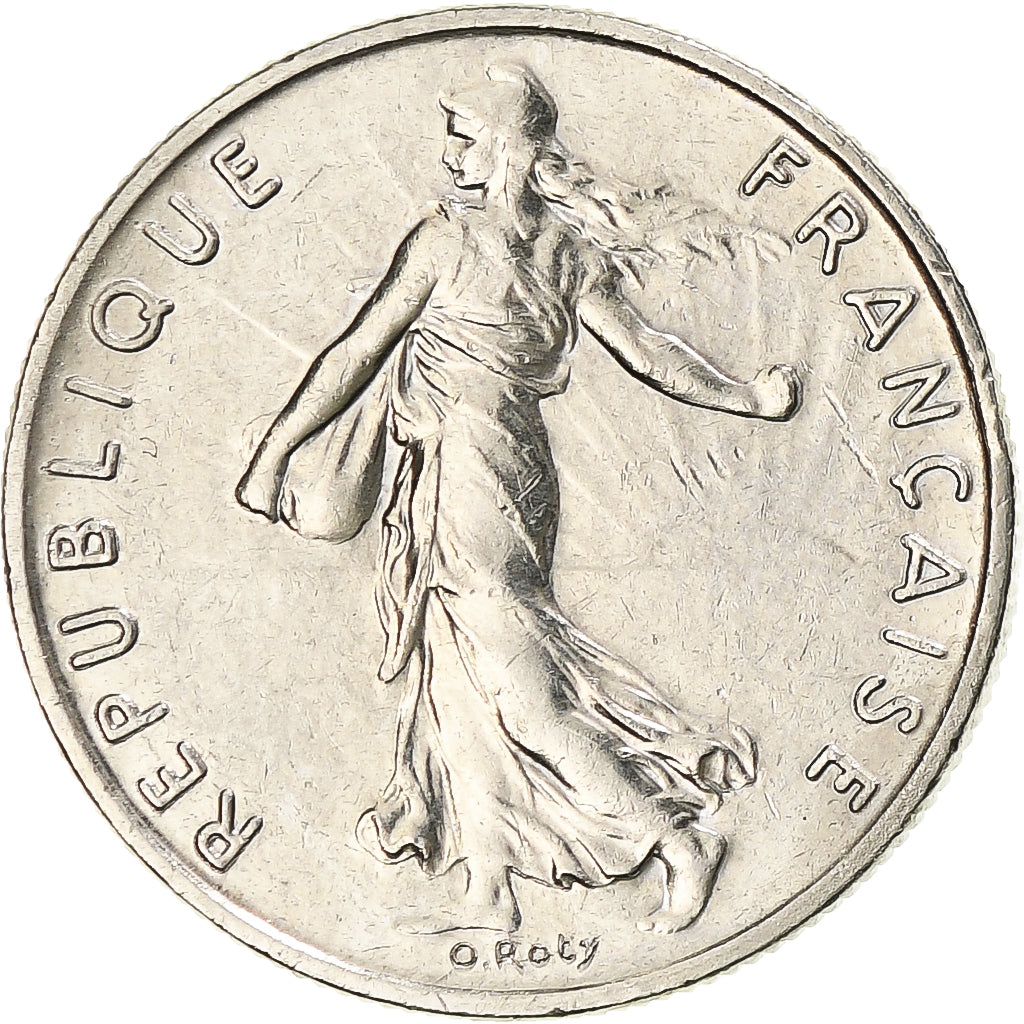 Moneda, Francia, Semeuse, 1/2 Franc, 1987, Paris, MBC, Níquel, KM:931.1