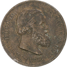 Münze, Brasilien, Pedro II, 10 Reis, 1868, S+, Bronze, KM:473