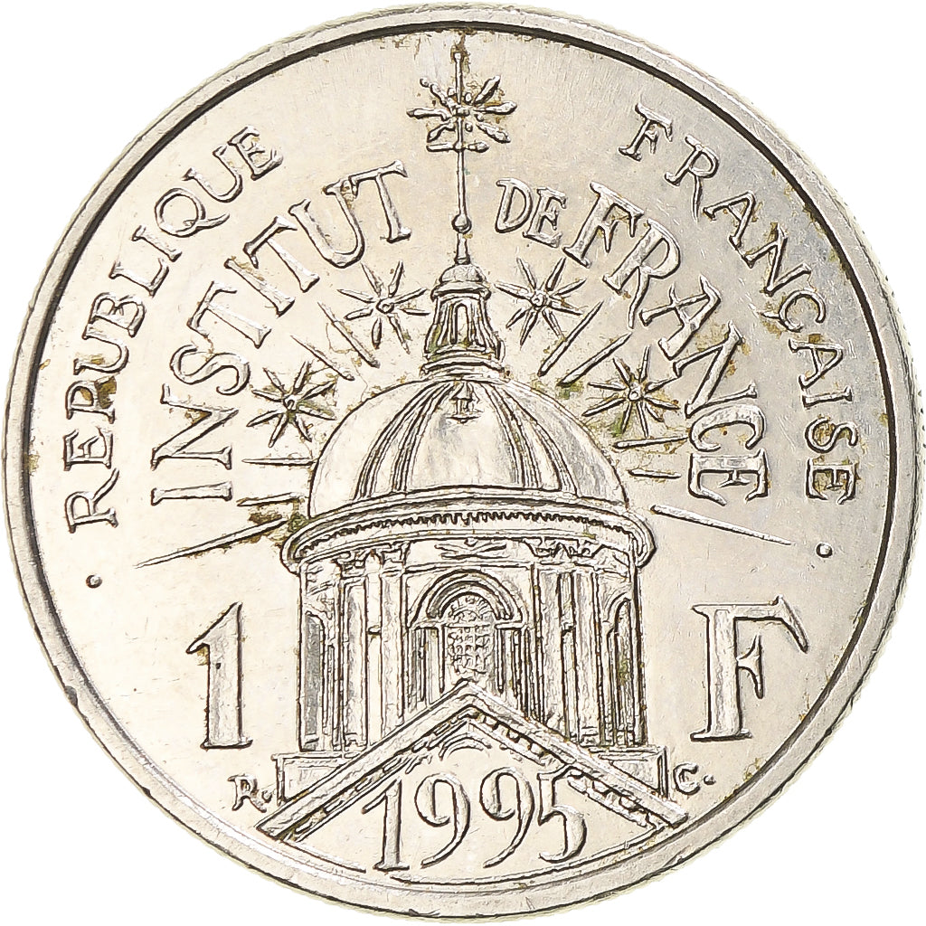 Moneda, Francia, Institut, Franc, 1995, Paris, MBC+, Níquel, KM:1133