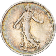 Moneta, Francia, Semeuse, Franc, 1916, Paris, BB, Argento, KM:844.1, Gadoury:467