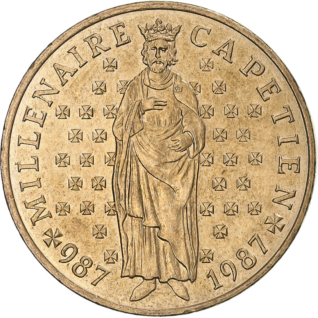 Coin, France, 10 Francs, 1987, Paris, AU(50-53), Nickel-Bronze, KM:961d