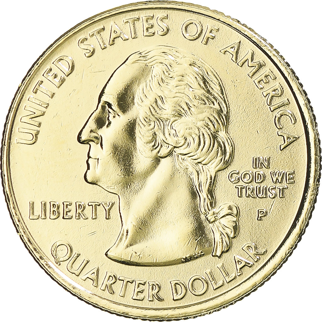 Moneta, Stati Uniti, Tennessee, Quarter, 2002, U.S. Mint, Philadelphia, golden