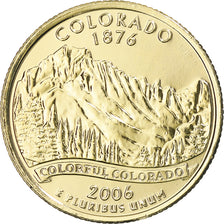 Münze, Vereinigte Staaten, Colorado, Quarter, 2006, U.S. Mint, Denver, golden