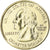 Moneta, Stati Uniti, Virginia, Quarter, 2000, U.S. Mint, Philadelphia, golden