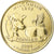 Moneta, Stati Uniti, Wisconsin, Quarter, 2004, U.S. Mint, Philadelphia, golden