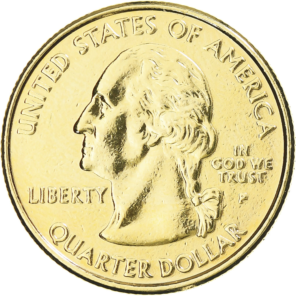 Munten, Verenigde Staten, Quarter, 2003, U.S. Mint, Philadelphia, golden, UNC-