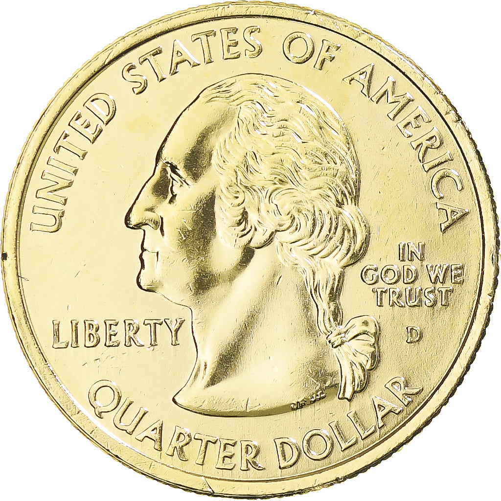 Munten, Verenigde Staten, Quarter, 2002, U.S. Mint, Denver, golden, UNC-