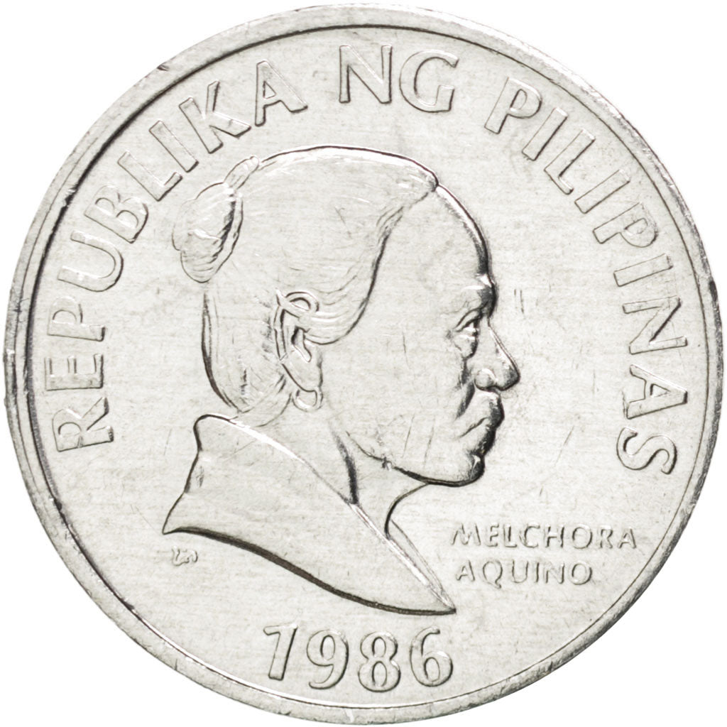PHILIPPINES, 5 Sentimos, 1986, KM #239, MS(63), Aluminum, 17, 1.12