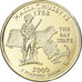 Coin, United States, Massachusetts, Quarter, 2000, U.S. Mint, Denver, golden