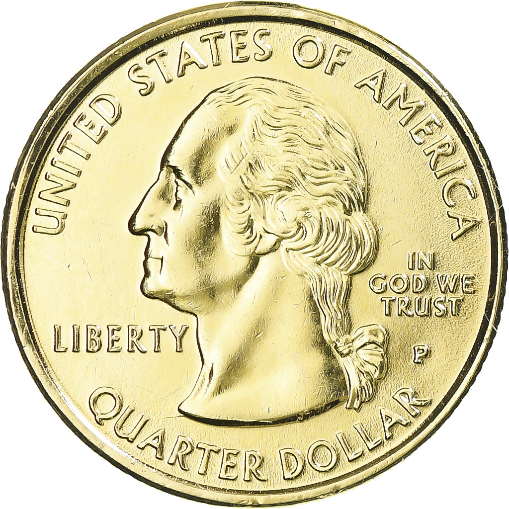 Monnaie, États-Unis, Pennsylvania, Quarter, 1999, U.S. Mint, Denver, golden