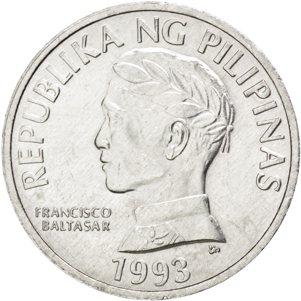 PHILIPPINES, 10 Sentimos, 1993, KM #240.2, MS(63), Aluminum, 19, 1.52