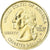 Moneta, USA, Kentucky, Quarter, 2001, U.S. Mint, Denver, golden, MS(63)