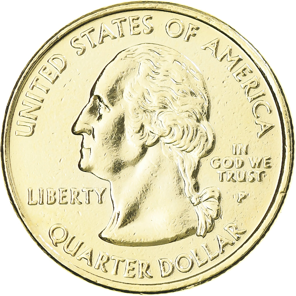 Coin, United States, Quarter, 2003, U.S. Mint, Philadelphia, golden, MS(63)