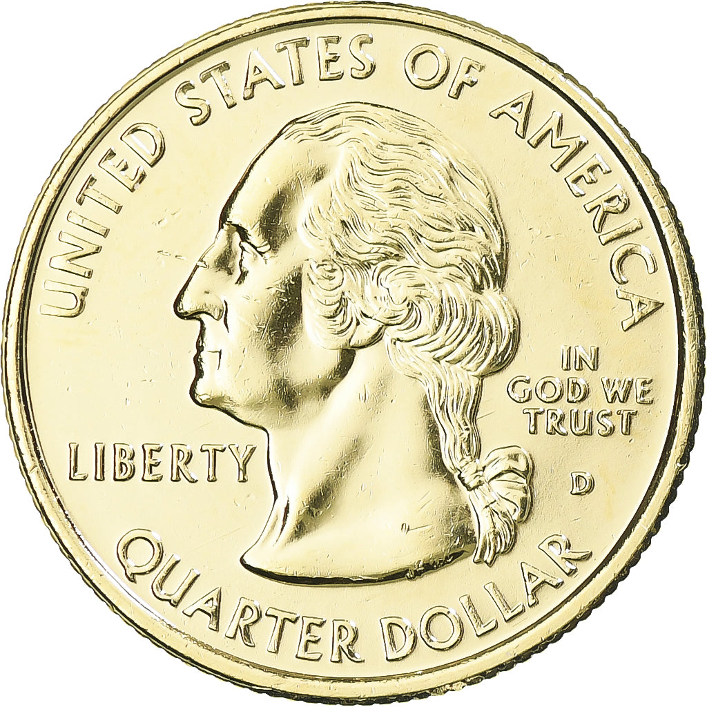 Munten, Verenigde Staten, Quarter, 1999, U.S. Mint, Philadelphia, golden, UNC-